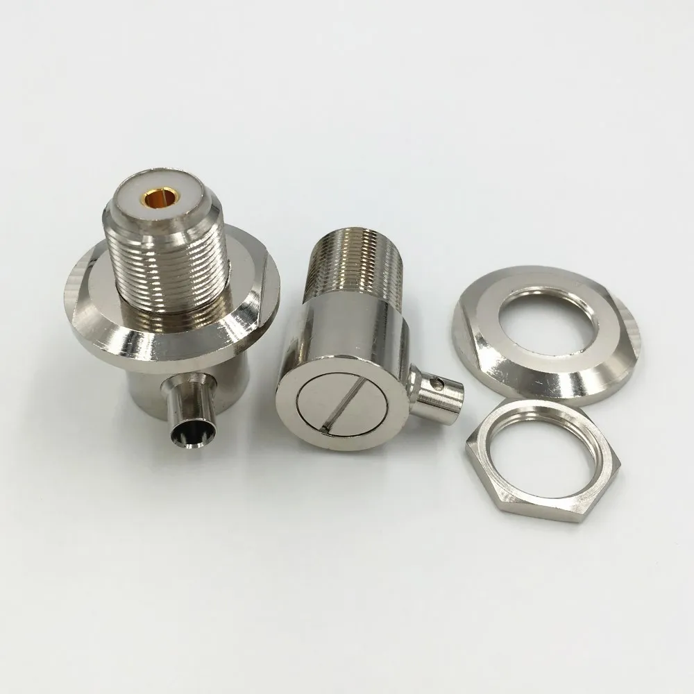 10 шт. правый угол UHF Женский обжимной RF Coxial разъем SO239 для RG58 RG142 LMR195 коаксиальный