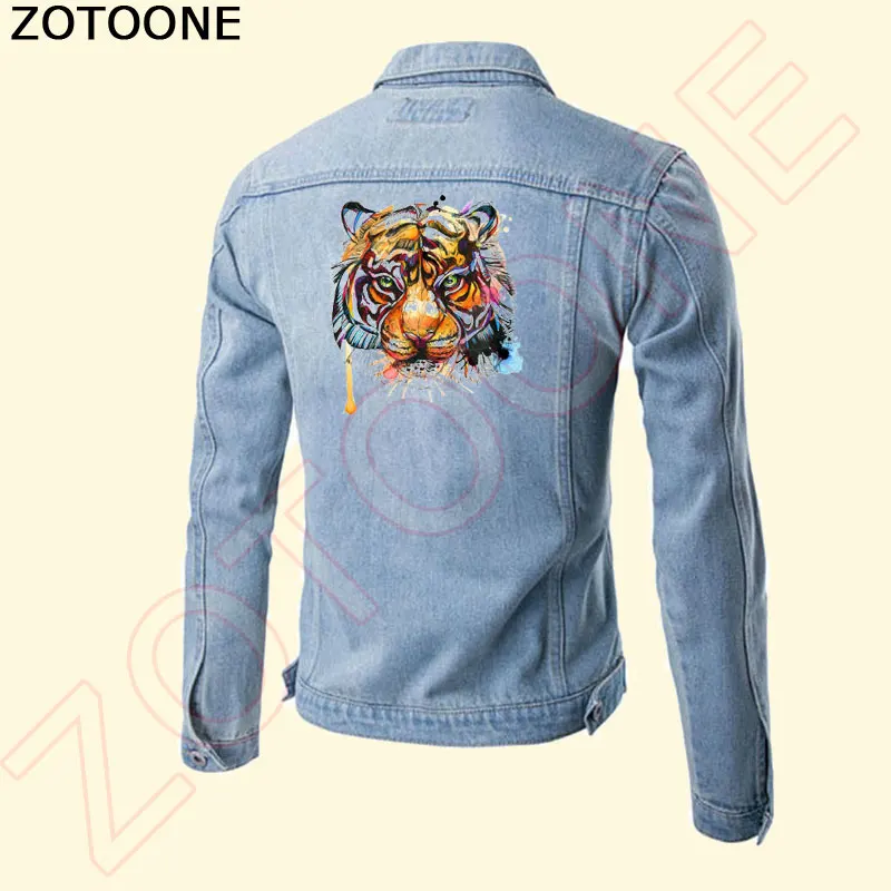 ZOTOONE новые модные нашивки с Львом 12 5*14 5 см термопереводные наклейки для