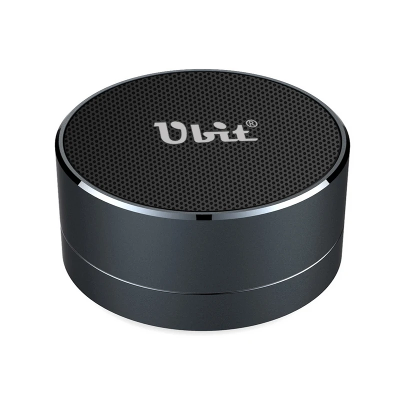 Ubit металлическая колонка с Bluetooth С микрофоном Hands-free звонков Портативный