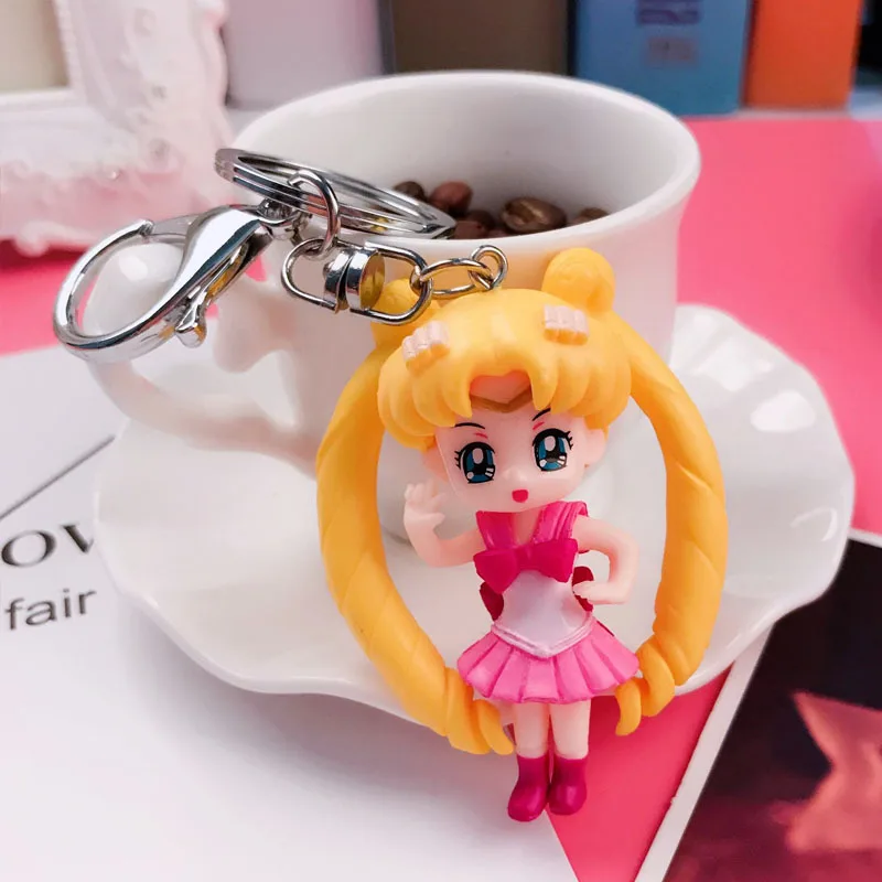 Сейлор Мун фигурки брелок Мода ПВХ японское аниме Сейлор Мун tsukino petit figuarts вечерние украшения для девочек