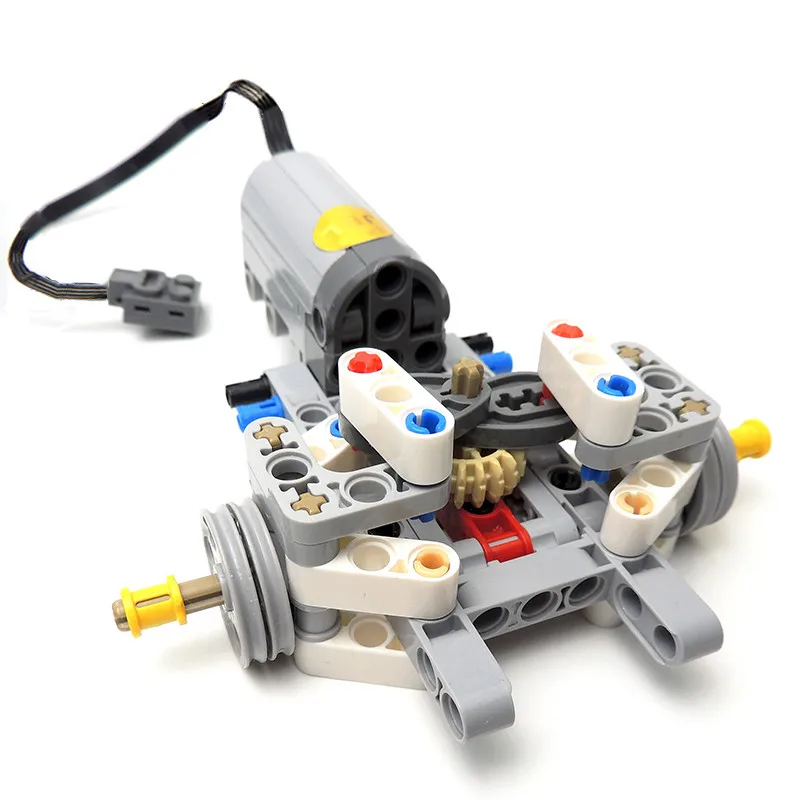 Двигатель MOC 4911 V42 Technic 8 скоростная последовательная коробка передач приводная