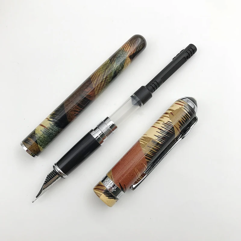 Перьевая ручка Duke Fine Nib 0 5 мм Металлические Ручки для деловых мужчин и женщин с