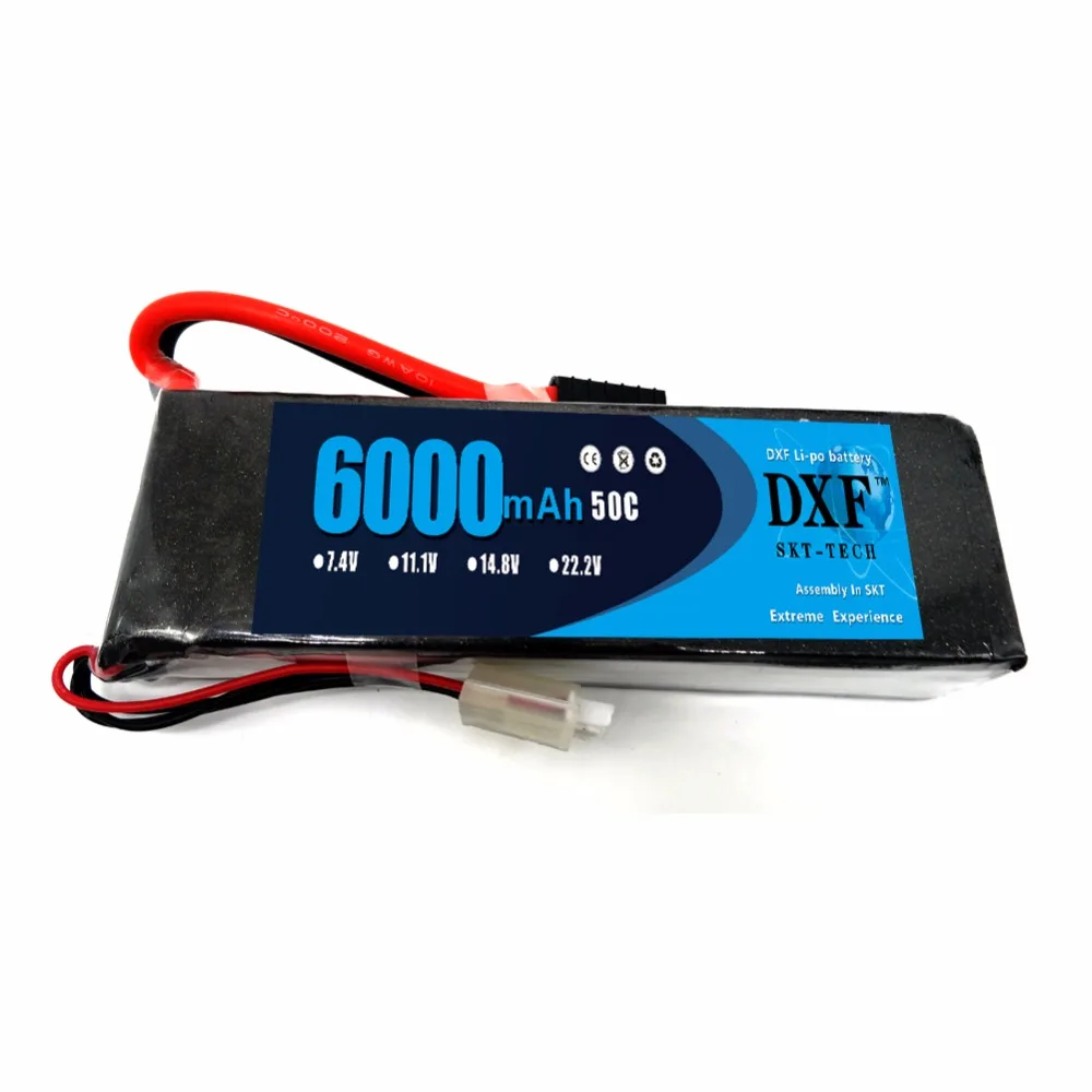 DXF 3s 11 1 V 6000mAh 50C Max 100C RC Lipo батарея для TRX Car Boat Helicopter Rremote Control Batteria|lipo battery 3s|lipo battery11.1v