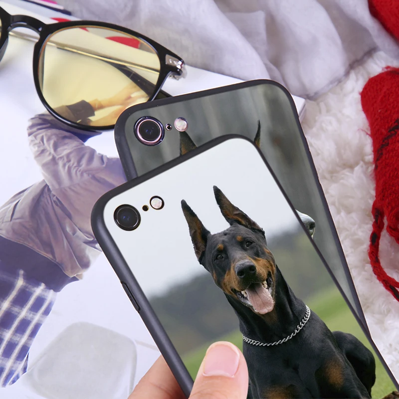 Чехол для телефона с изображением таксы и собаки iphone7 8 Plus роскошный силиконовый