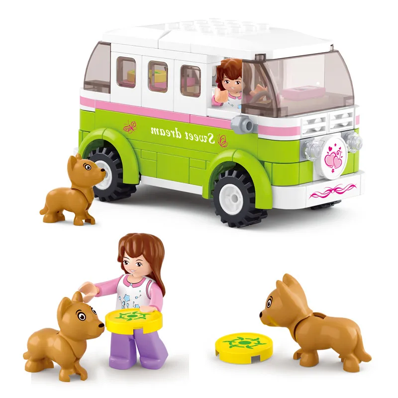 Sluban модели Здание игрушка Совместимость с LEGO Лего Legos Конструктор B0523 158 блок