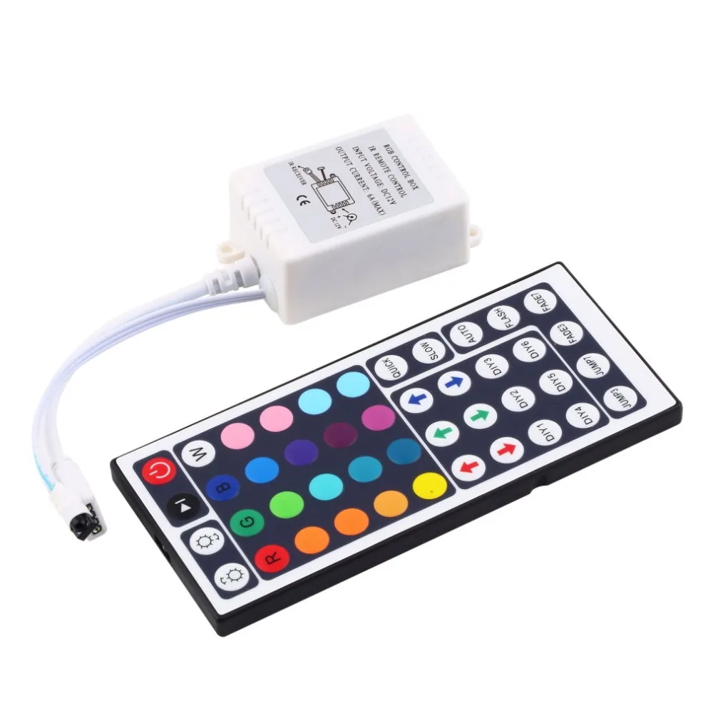 Светодиодный ИК-пульт дистанционного управления 44 клавиши для RGB светодиодный