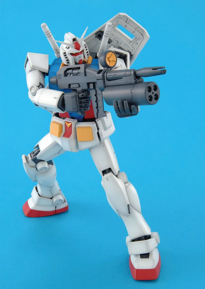 Bandai Gundam 1/100 MG RX 78 2 GUNDAM VER.2.0 мобильный костюм сборные модели наборы экшн фигурки