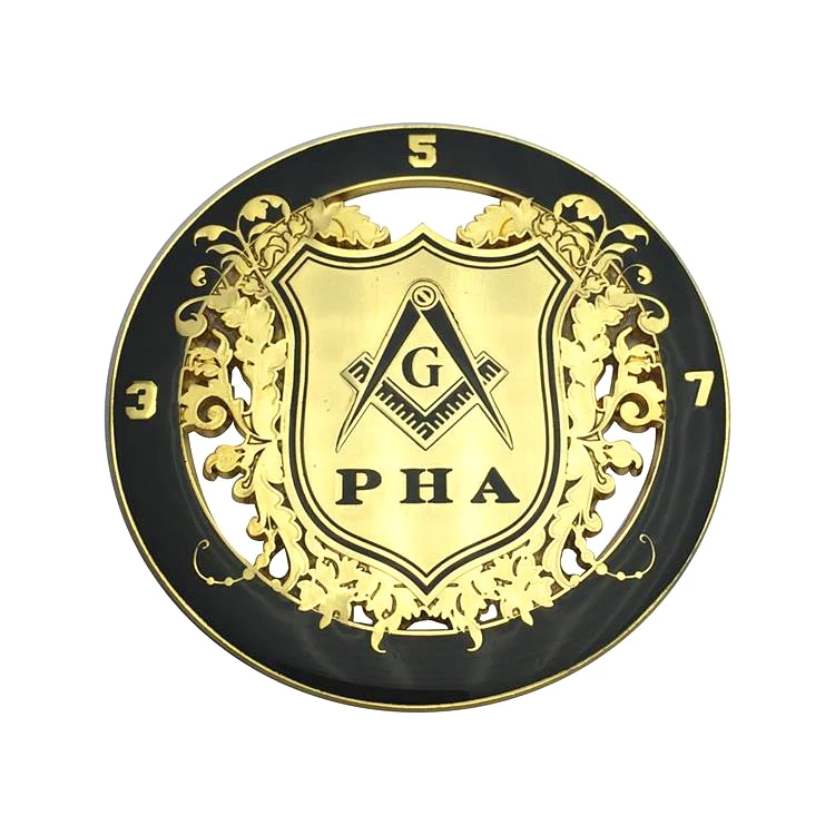 6 Masonc автомобильные эмблемы " бесплатно и принимаются Masons Авто Грузовик мульти мотоцикл наклейка, бейдж, стикер с красным клеем - Цвет: 6