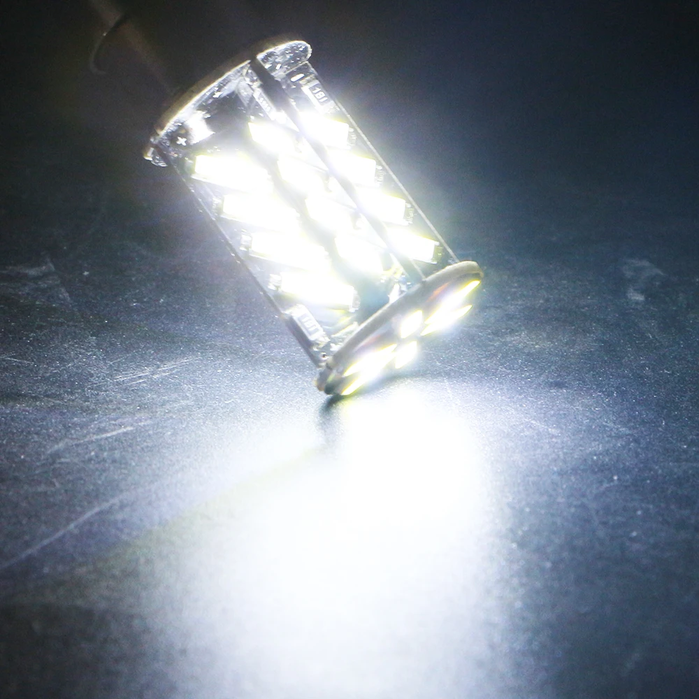 Супер яркий! 100 шт. 7014 38 SMD светодиодный 1156 BA15S 1157 BAY15D 3156 3157 7440 7443 Автомобильный