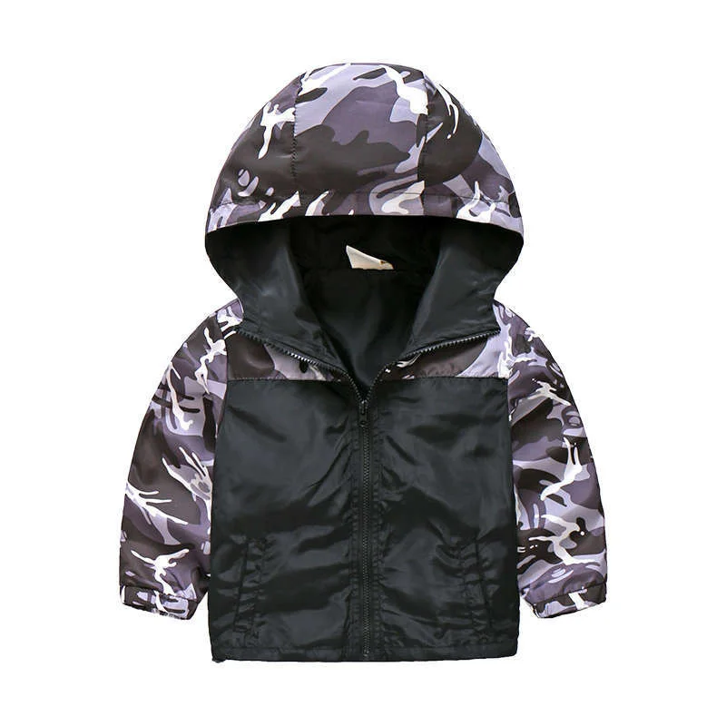 Boys Camouflage Jacket Autumn Winter Children Coats Sport Casual Kids Jackets Double-deck Waterproof Windproof JH009 |