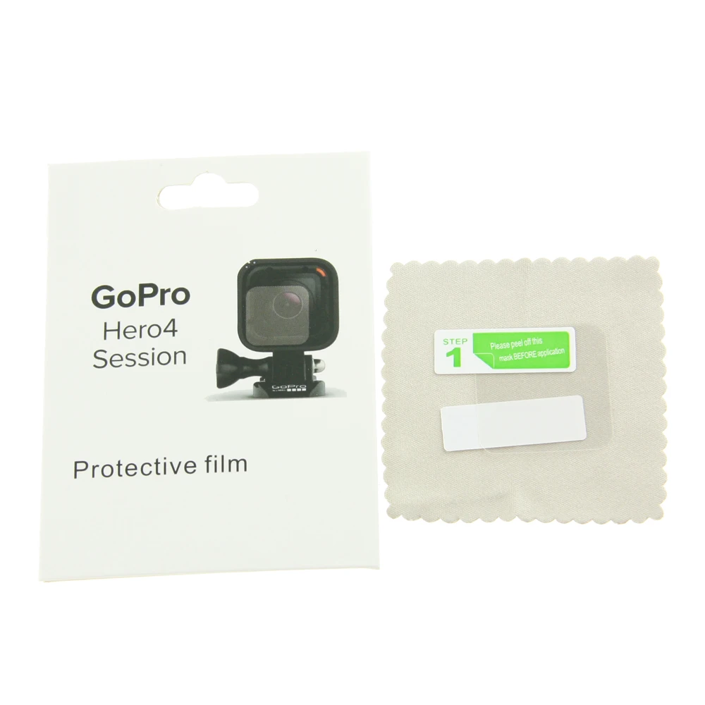 Ultra Clear Стекло объектив Go Pro 4 сеанса протектор Плёнки для GoPro Hero Экран | Электроника