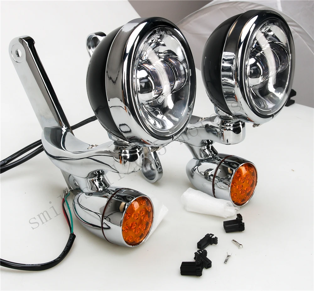 Мотоцикл вспомогательный Противотуманные фары ближнего света светильник s для