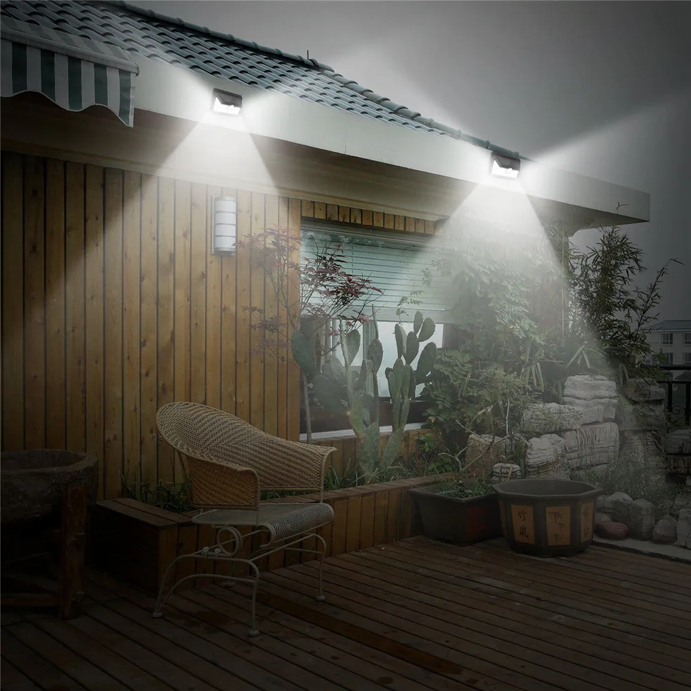 32 LED Солнечный Свет человека инфракрасный PIR датчик движения настенный