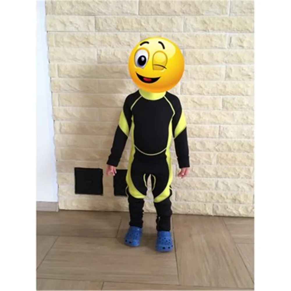 Неопреновый Костюм divng для детей цельная одежда серфинга с длинными рукавами
