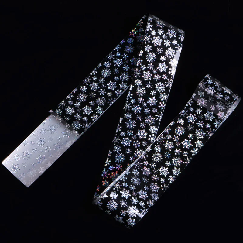 Милые 3D рождественские наклейки для ногтей переводные белые снежинки сделай сам| |