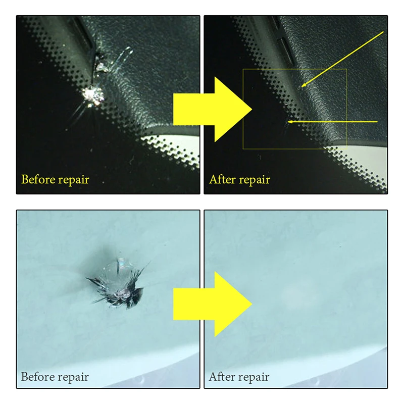 Наборы для ремонта стекол на лобовое стекло автомобиля Atreus инструмент