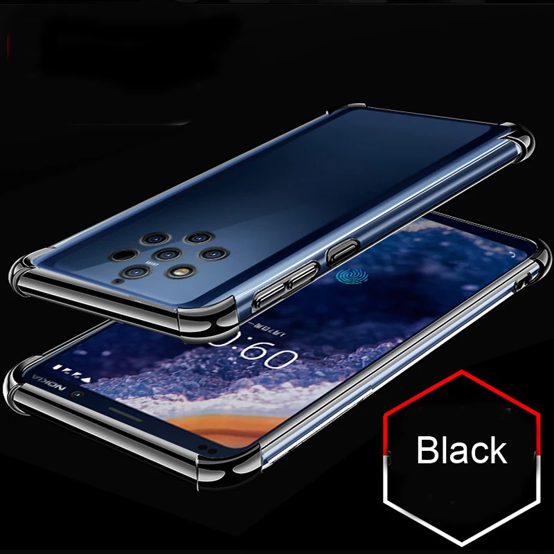 Для Nokia 9 Pureview чехол с воздушной подушкой прозрачный Кристальный Силиконовый противоударный чехол для телефона с полной защитой для Nokia 9 Pureview чехлы