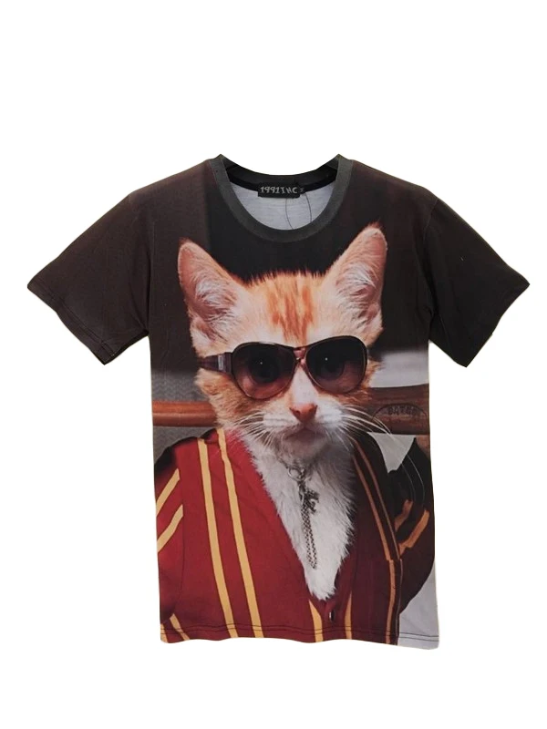 Футболка в стиле Харадзюку мужская и женская летняя футболка с коротким рукавом