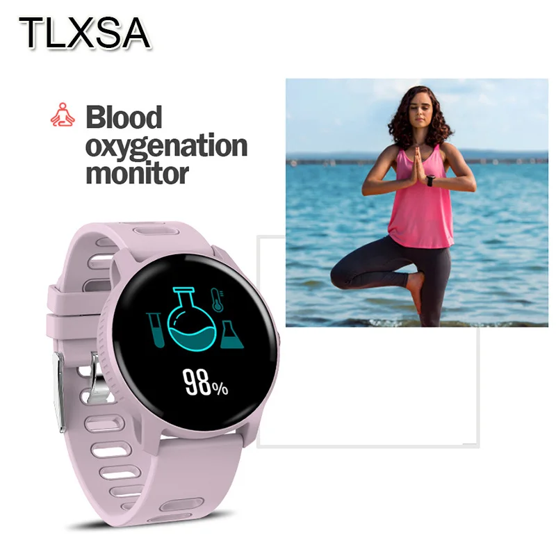 TLXSA мужские фитнес-трекер умные часы спортивный шагомер ip68водонепроницаемые