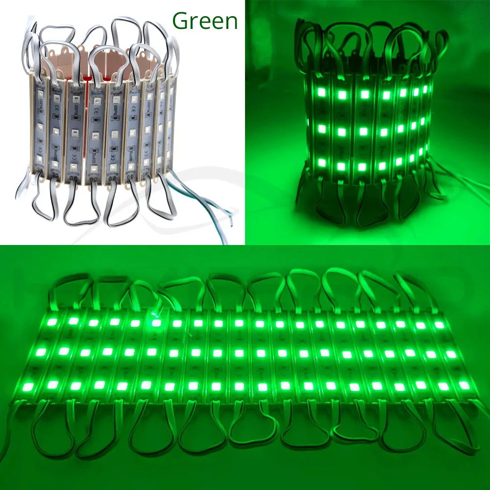 20X5050 SMD 3 светодиодный водонепроницаемый IP65 DC 12V светильник белый зеленый красный синий теплый-белый светодиодный светильник s для букв
