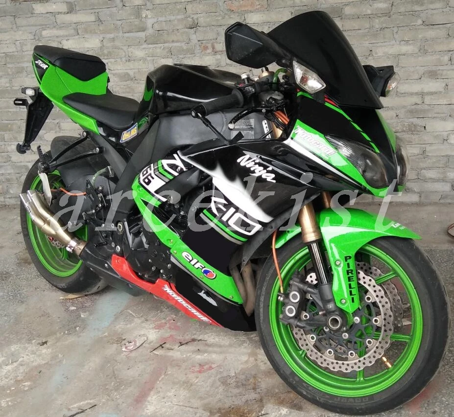 

Комплект обтекателей для мотоцикла из АБС-пластика, 4 подарка, подходит для kawasaki Ninja ZX-10R ZX10R 2008 2009 2010 10R 08 09 10, комплект кузова, крутой стиль