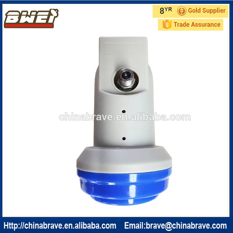 Универсальный LNB KU band однодиапазонный Full HD цифровой 9 75 или 10 6 ГГц одиночный выход