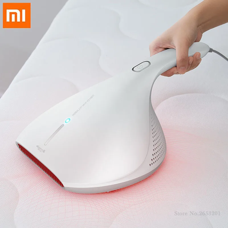 Белый Xiaomi Mijia Deerma CM810 ручной пылесос пылезащитный контроллер для дома УФ-светильник 13000Pa сильное всасывание 220V умный дом - Цвет: Белый