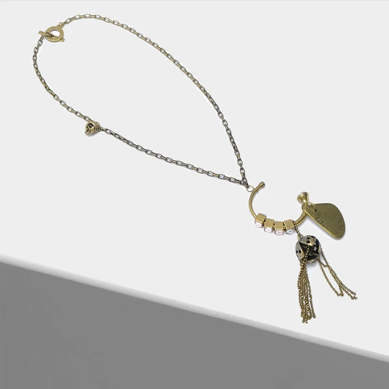 

Amorita boutique Make vintage fringed ancient necklaces