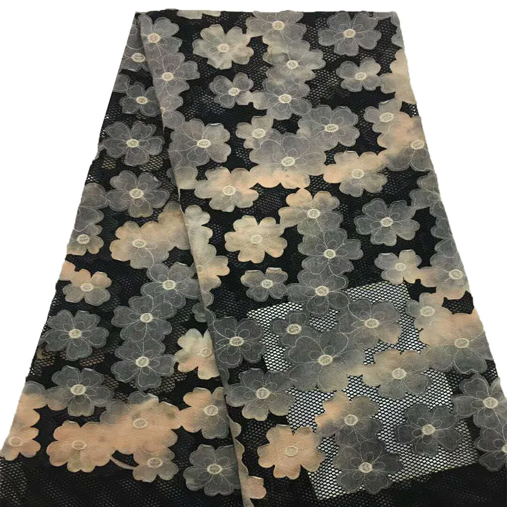 2018 Новейшая специальная фиолетовая и синяя серая кружевная ткань с