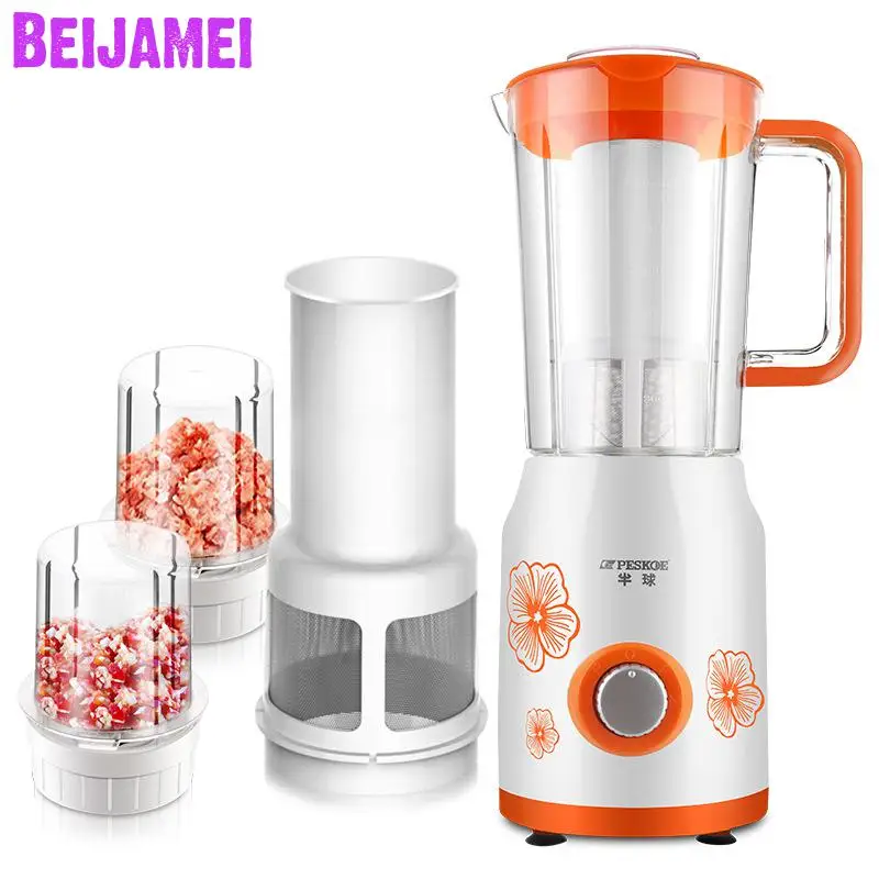 

Multi-Function Household Fruit Vegetable Juice Juicer Machine Electric Sand Ice Meat Grinding Non-filter Soybean Milk Machine