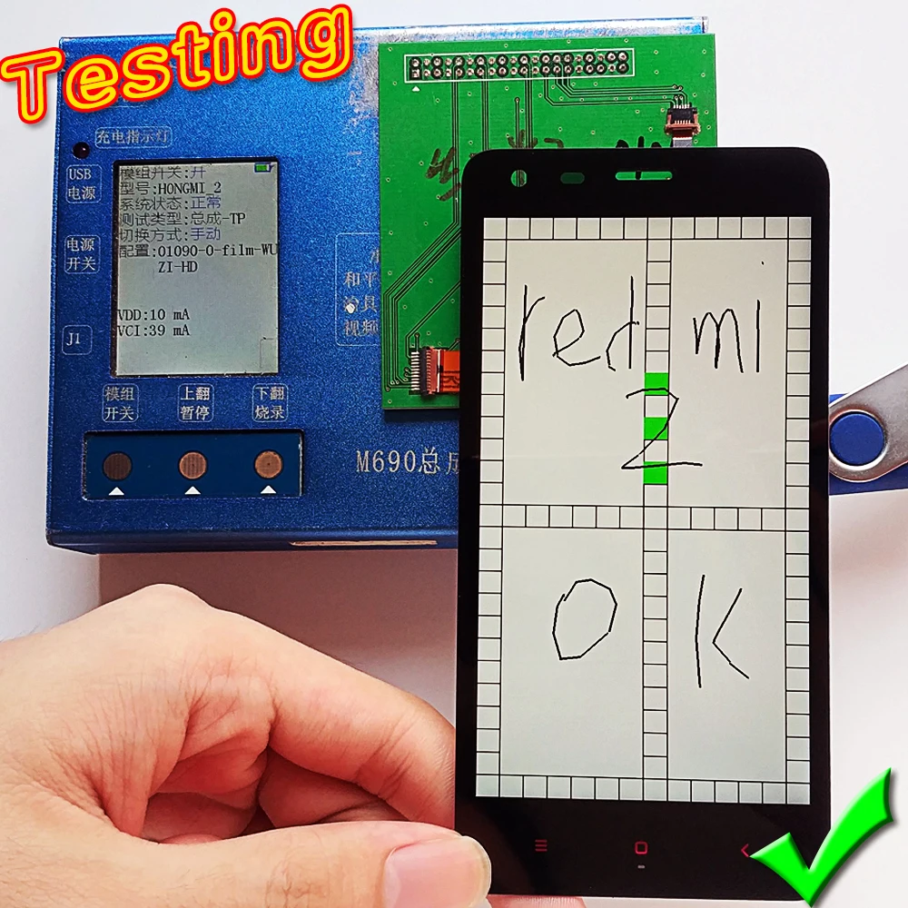 100% протестированный ЖК дисплей для Xiaomi Redmi 2 4 7 дюйма 1280*720 дигитайзер сенсорный