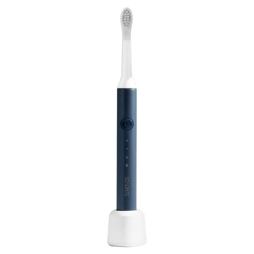 blue Mijia SO WHITE EX3 звуковая электрическая зубная щетка DuPont ультра звуковая отбеливающая водостойкая щетка для чистки зубов 31000 раз/м - Цвет: blue