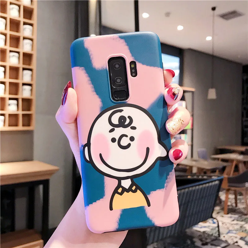 Boy YHBB чехол S для samsung S10 5G S8 S9 Plus, мягкий чехол для samsung Note 10, 8, 9, ретро мультяшный карамельный цвет, чехол для телефона - Цвет: Boy