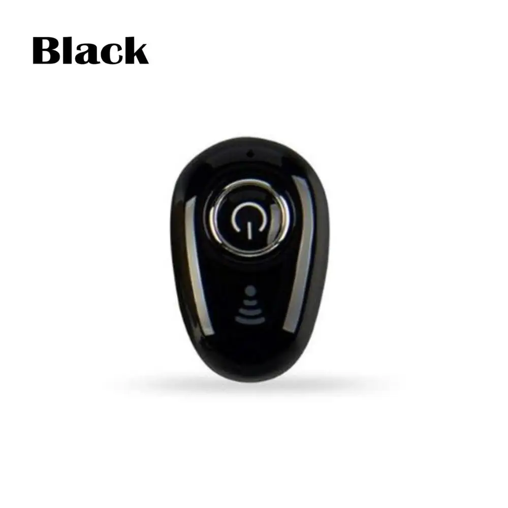 Black Лучшая цена! Наушники-вкладыши S650 мини Беспроводной Bluetooth наушники Портативный спортивные наушники для iOS/Android смартфонов - Цвет: Black