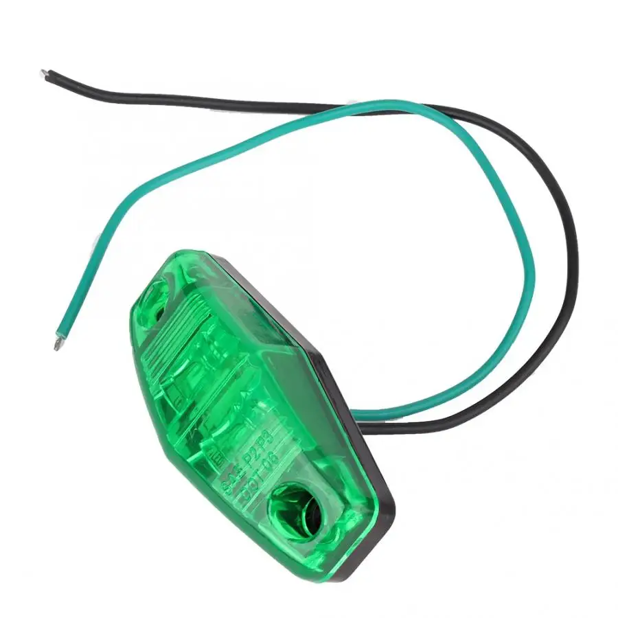 1pc High Quality 2LED Piranha Side Light Truck Signal Car Green LED 12V | Автомобили и мотоциклы