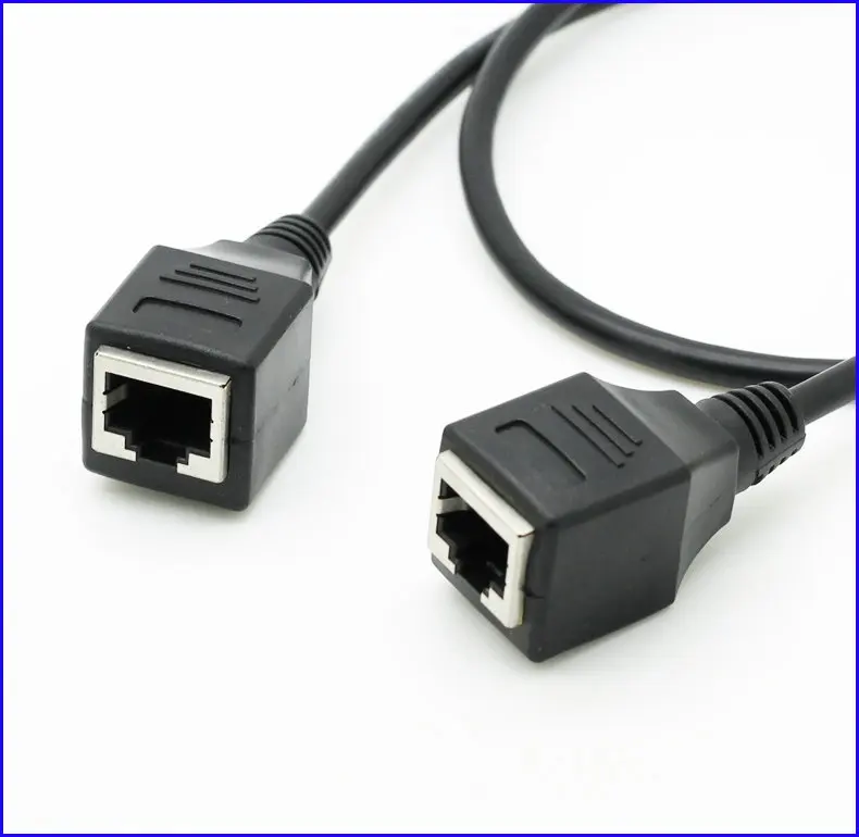

RJ45 Cat5 Cat5e Female to female Extension cable 10/100M Lan cord 30cm 60cm