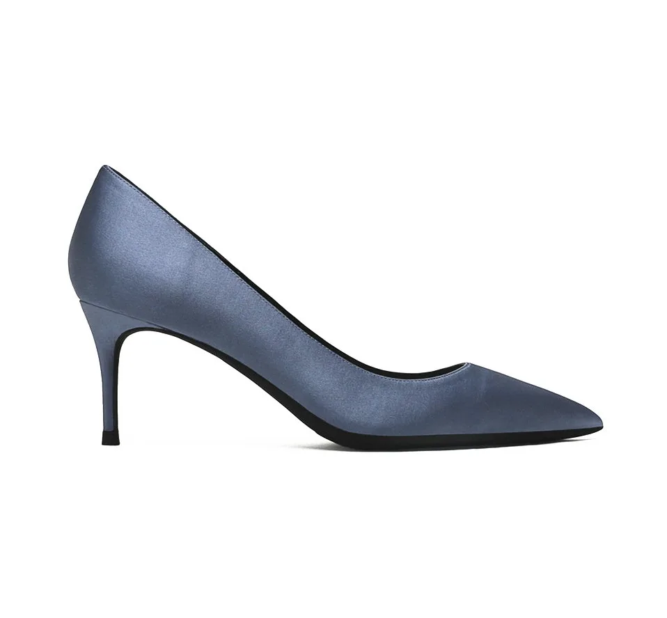 KATELVADI/женские туфли-лодочки женские туфли на шпильке 6,5 см; chaussure femme Talon; черные свадебные туфли на высоком каблуке K-327