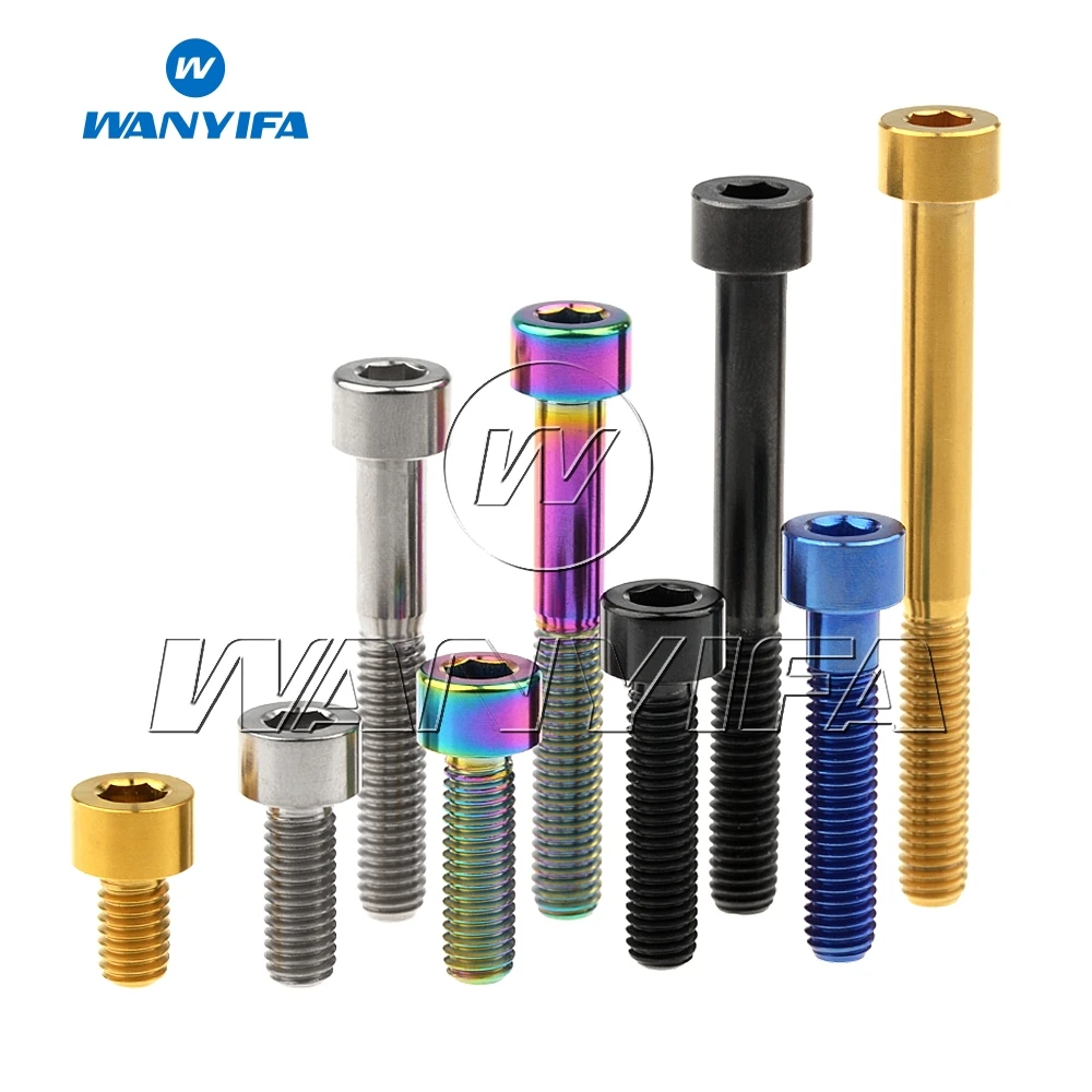 Wanifa Винт С Титановым болтом M5x9 15 16 18 20 25 30 35 40 45 50 55 60 мм крышка колонны для