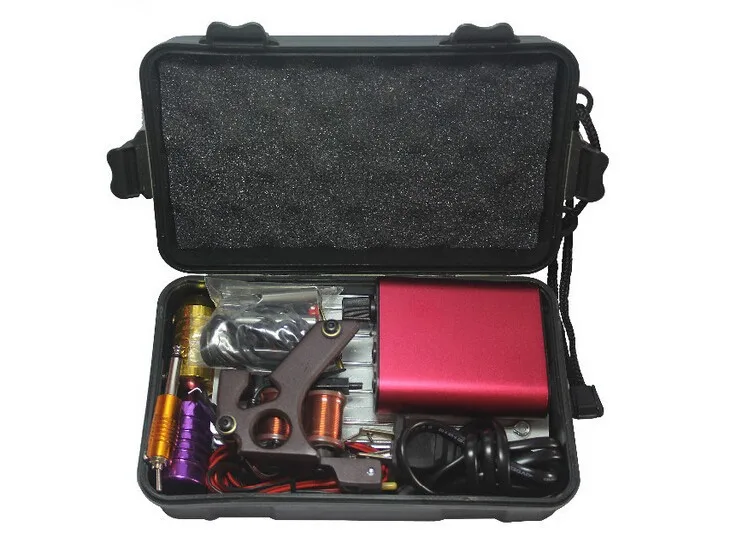 

Beginner tattoo starter kits 2014 Kit Tattoo Complete Machine with Best Quality Permanent Makeup Machine For Tattoo Equipment