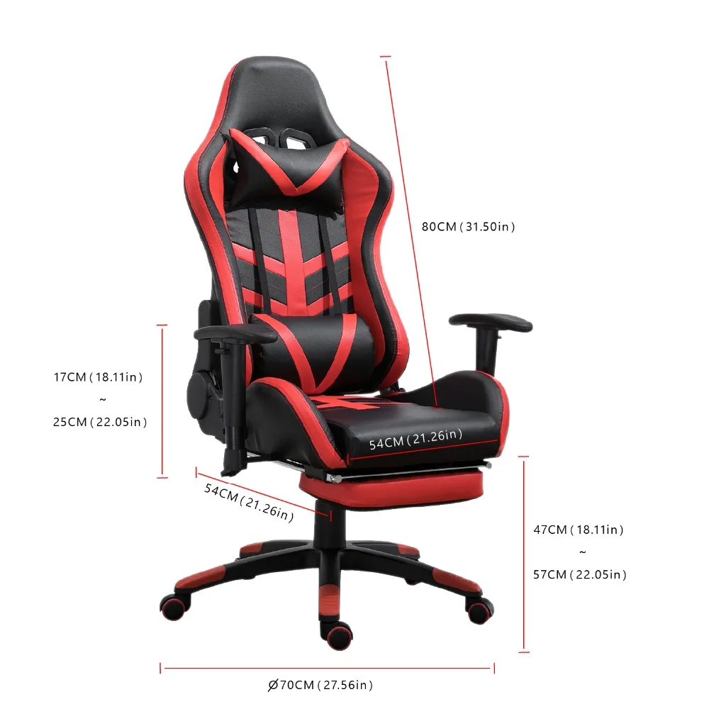 Samincom офисный игровой стул Регулируемая синяя черная спинка 20 8 &quot* 31&quot зона