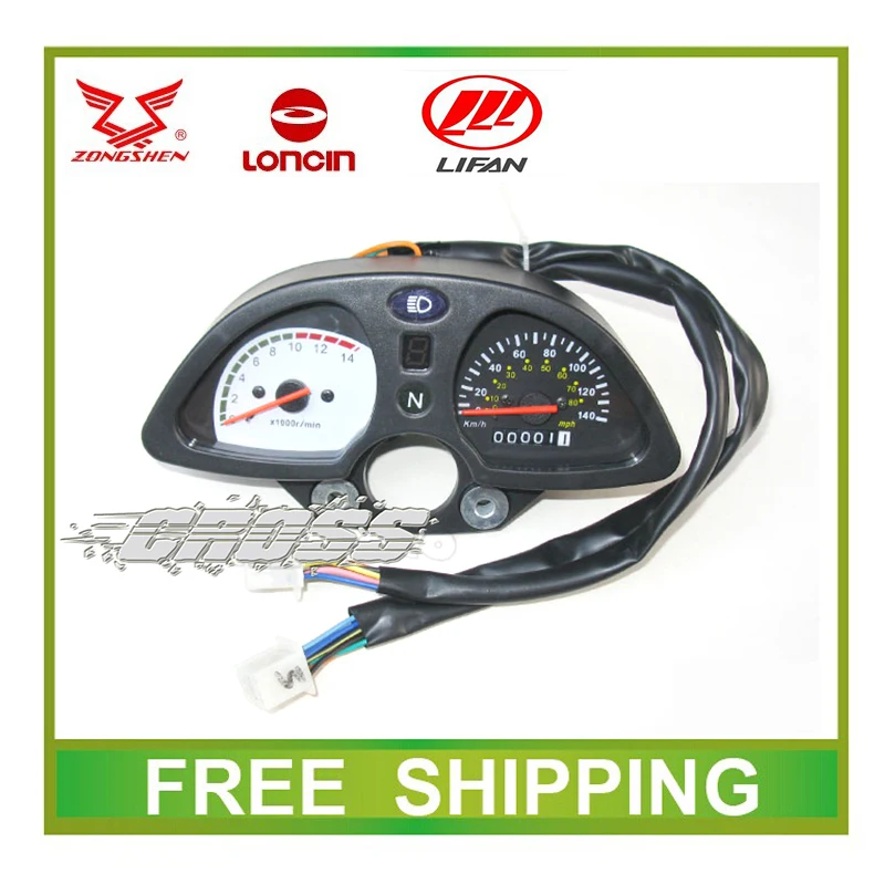 ZONGSHEN LONCIN LIFAN IRBIS TTR250 мотоцикл внедорожник велосипедный спидометр одометр cqr 125cc 150cc