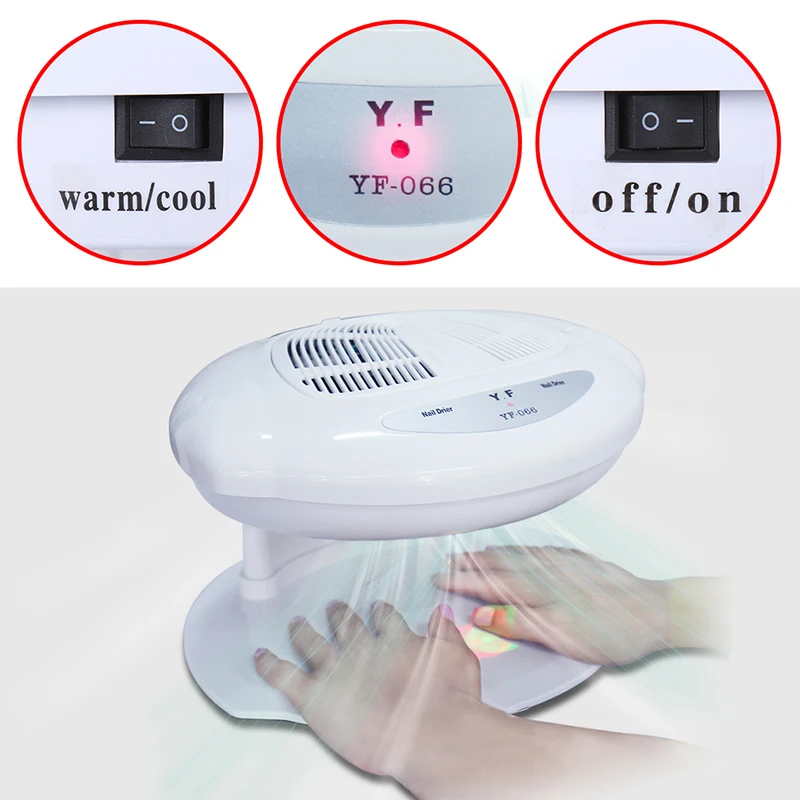 Belen Сушилка для ногтей вентилятор авто индукционный теплый и холодный ветер