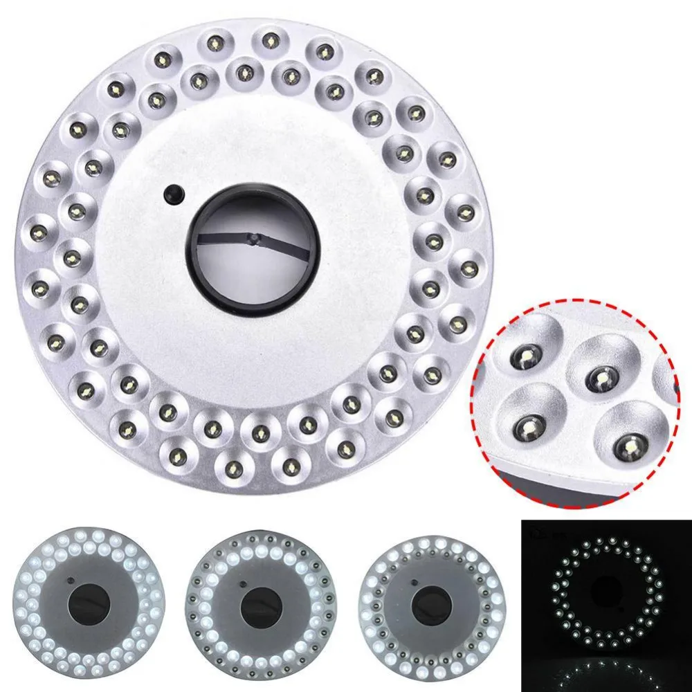 48 LED открытый зонтик Ночная белая лампа полюс Свет Патио двор сад газон| |