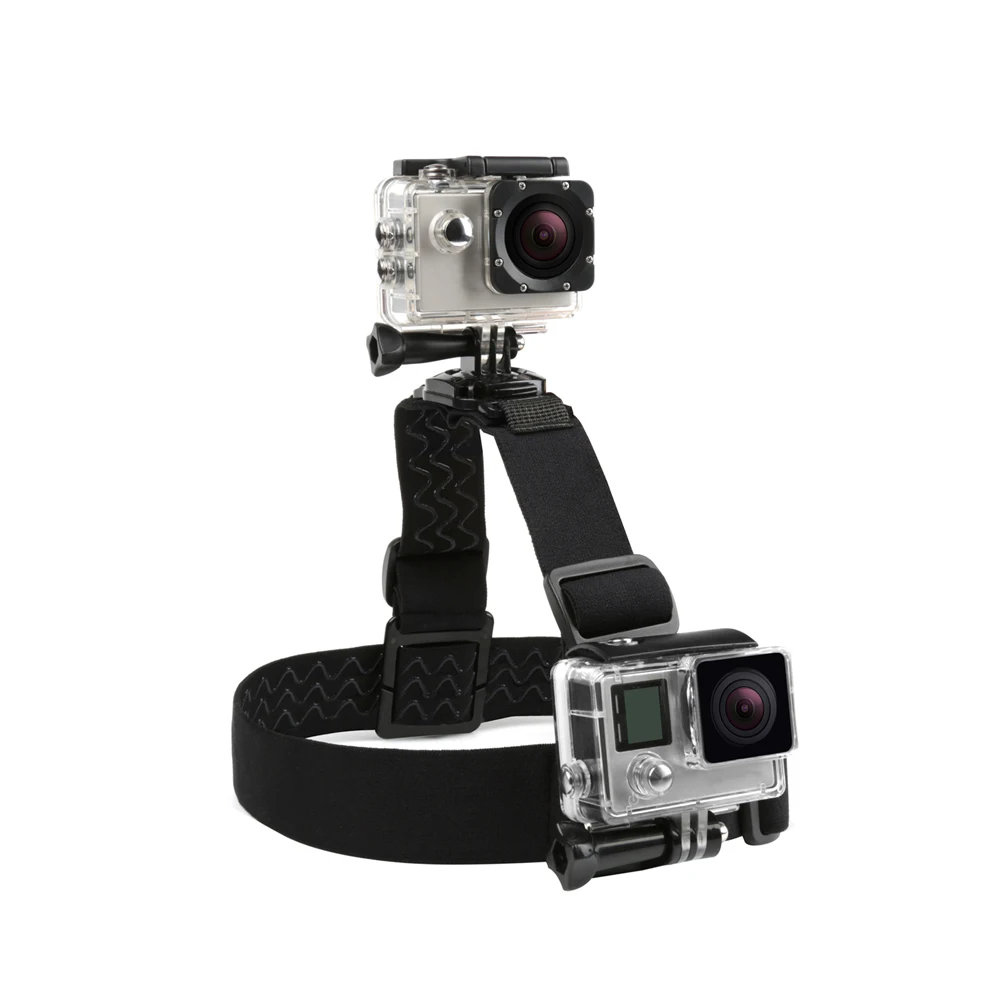EKENCAM эластичный головной ремень крепление для GoPro Hero 9 8 7 6 Insta360 One X2 DJI Eken h9 SJCAM SJ4000 SJ7