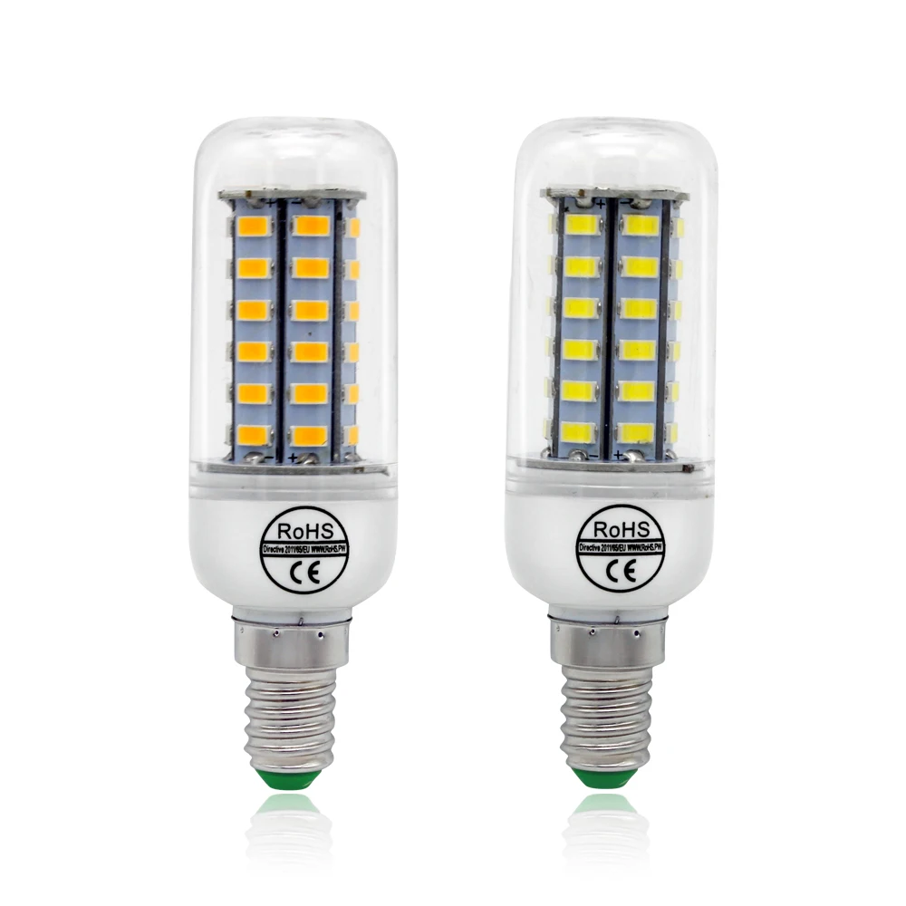 Светодиодная лампа E14 E27 B22 G9 GU10 SMD 5730 светодиодсветильник кукуруза 24 36 48 56 69 72