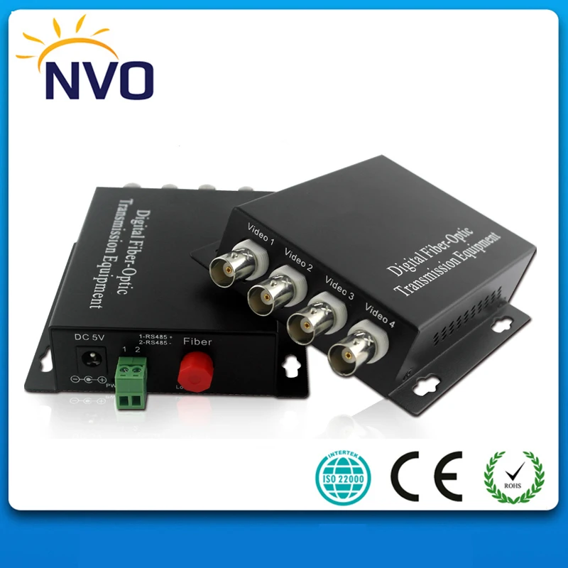 Мм расстояние: 2 км разъем: SC евро зарядка 4CH видео мини волоконный передатчик и