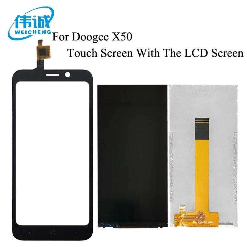 

WEICHENG 5,0 ''Для Doogee X50 X50L ЖК-дисплей + дигитайзер сенсорного экрана для Doogee X50 / X50L Мобильный телефон Аксессуары