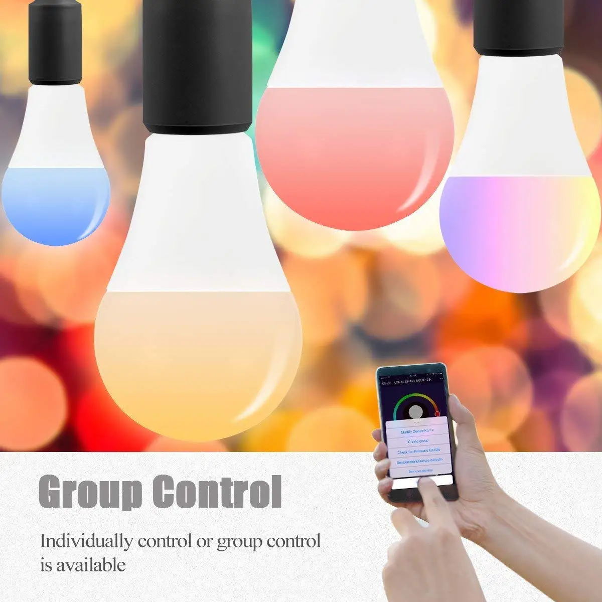 WiFi Smart Light светодиодные лампы E26 14 Вт теплый 2000 к холодный белый 6000 К изменение