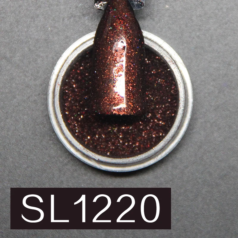 Huration Новый пигментный порошковый Гель лак для дизайна ногтей блестящее