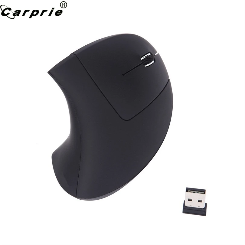 CARPRIE 1 шт. 2 4G Беспроводная вертикальная здоровая мышь 6 клавиш 2400 точек/дюйм ABS